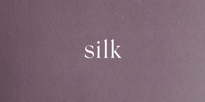 Przykładowa czcionka Silk Serif #1